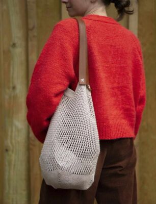 Pattern Belle Bag, knitting, knitting yarn, knitting pattern, knitting kit, yarn alternatives