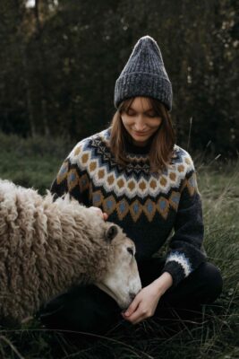 lopapeysa crystal knitting pattern - Pattern Lopapeysa Crystal - seamless, in the round