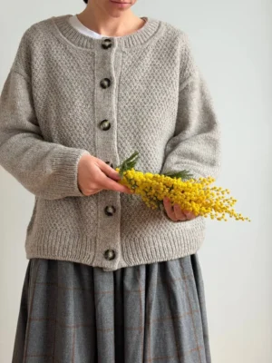 Cardigan Meadow Kit - Main view of oversized cardigan