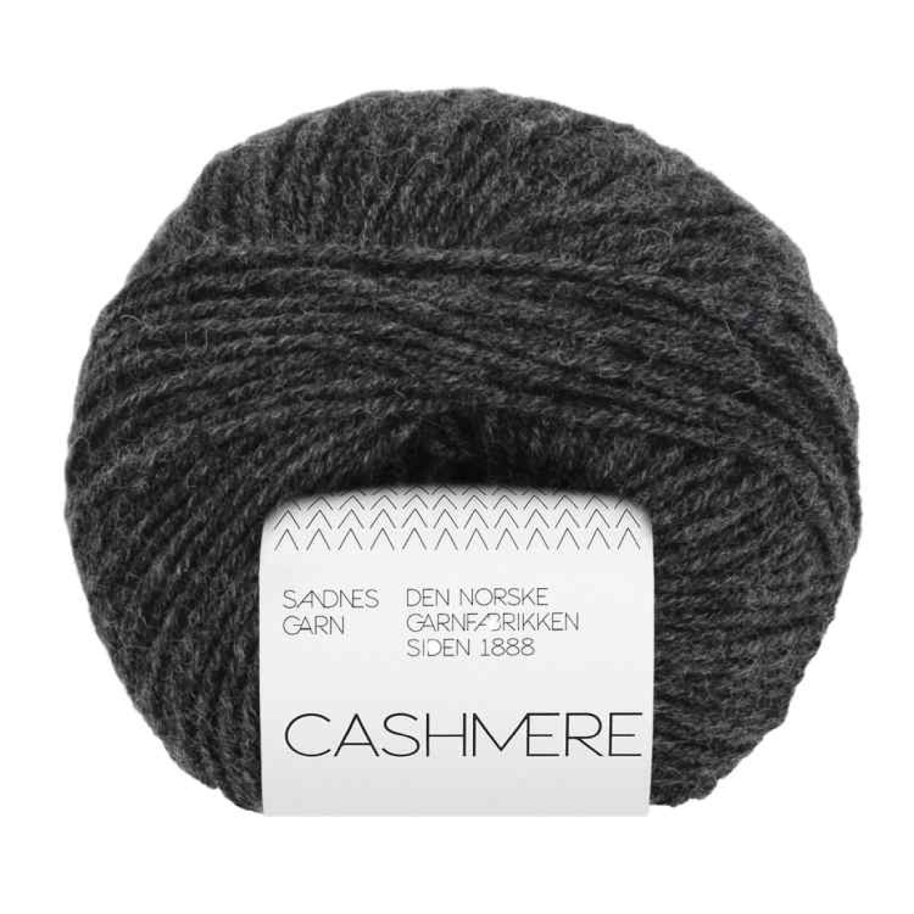 Sandnes Garn Cashmere colour 1088 charcoal melange