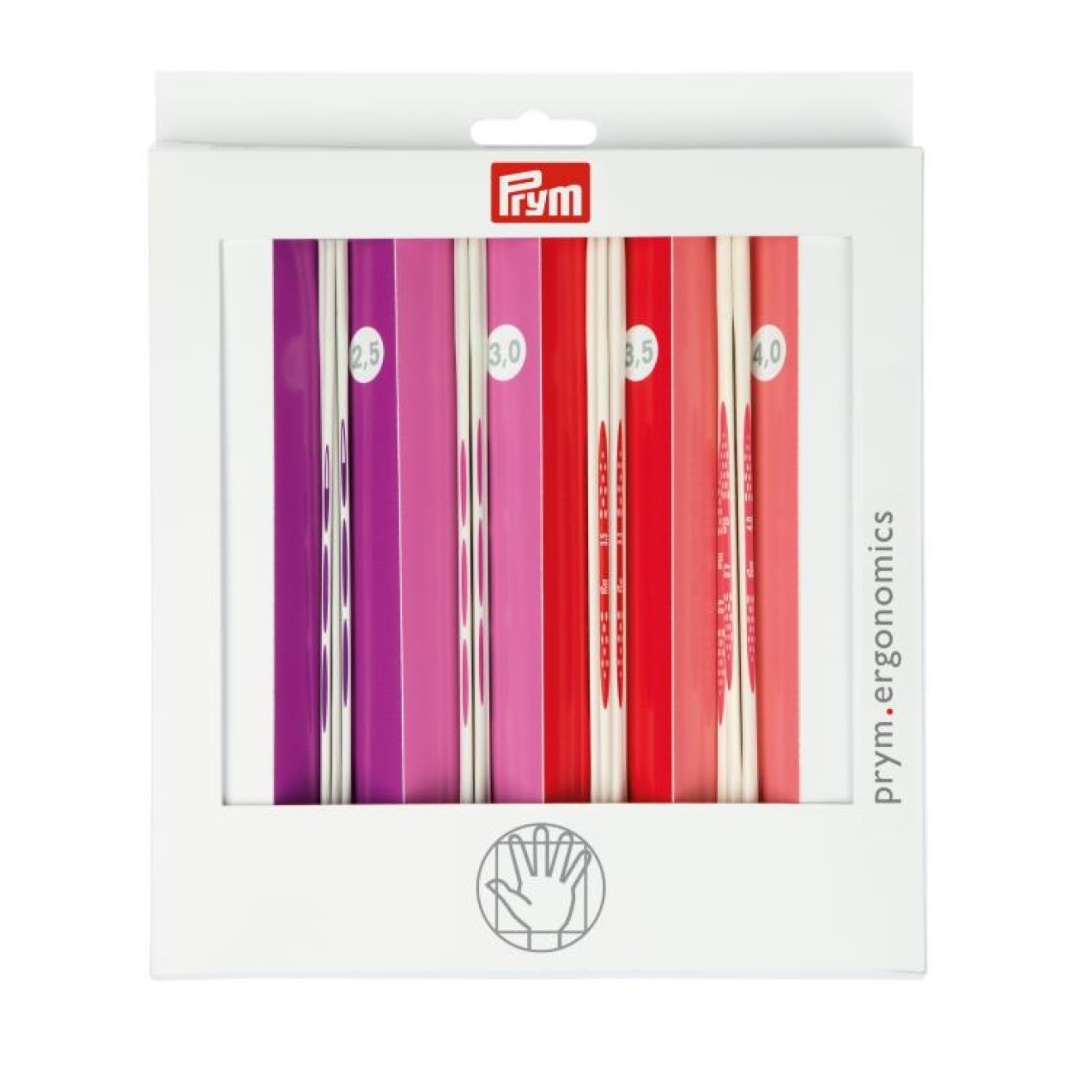 Prym ergonomic double-pointed needle set