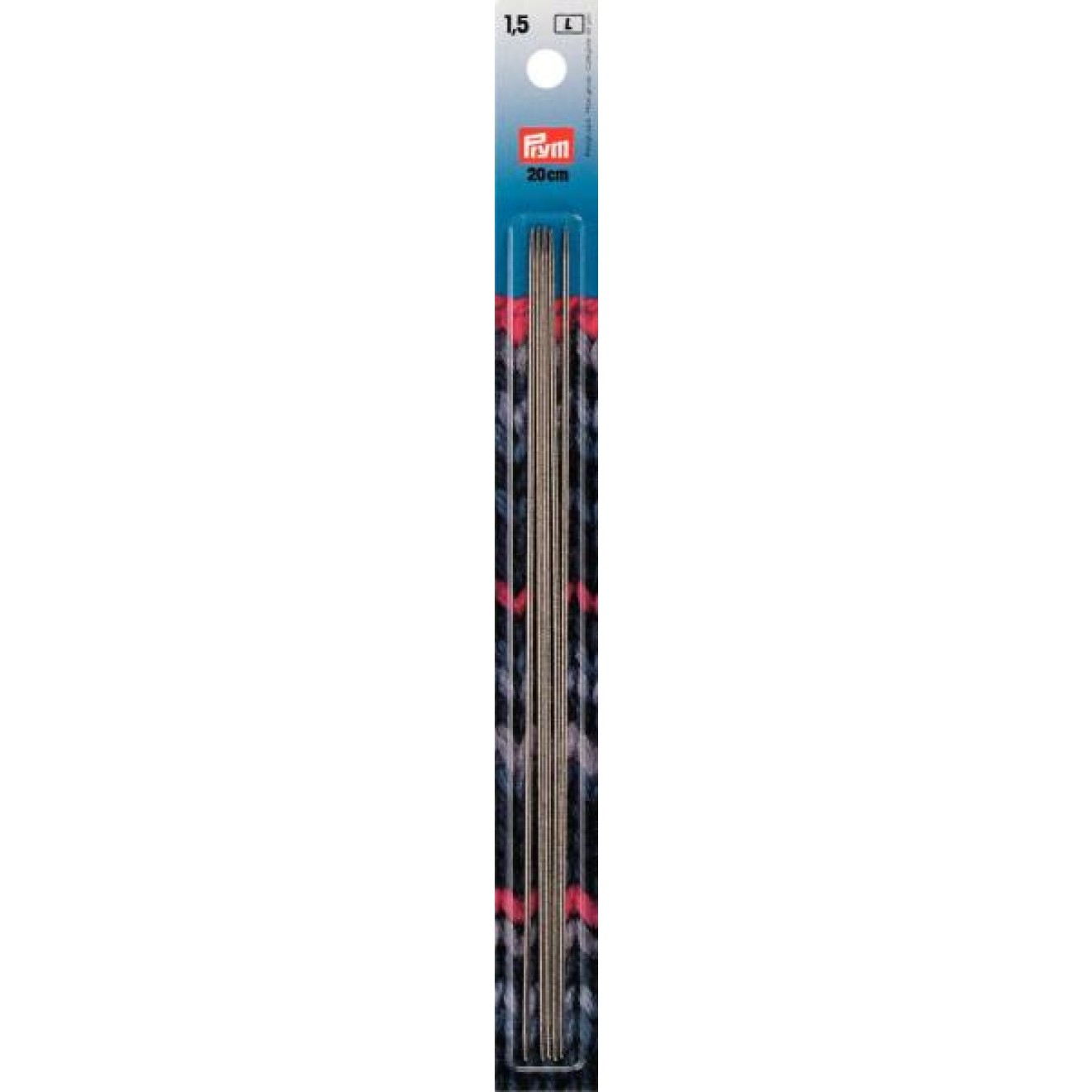 Prym double point needles 1,50 mm / 20 cm