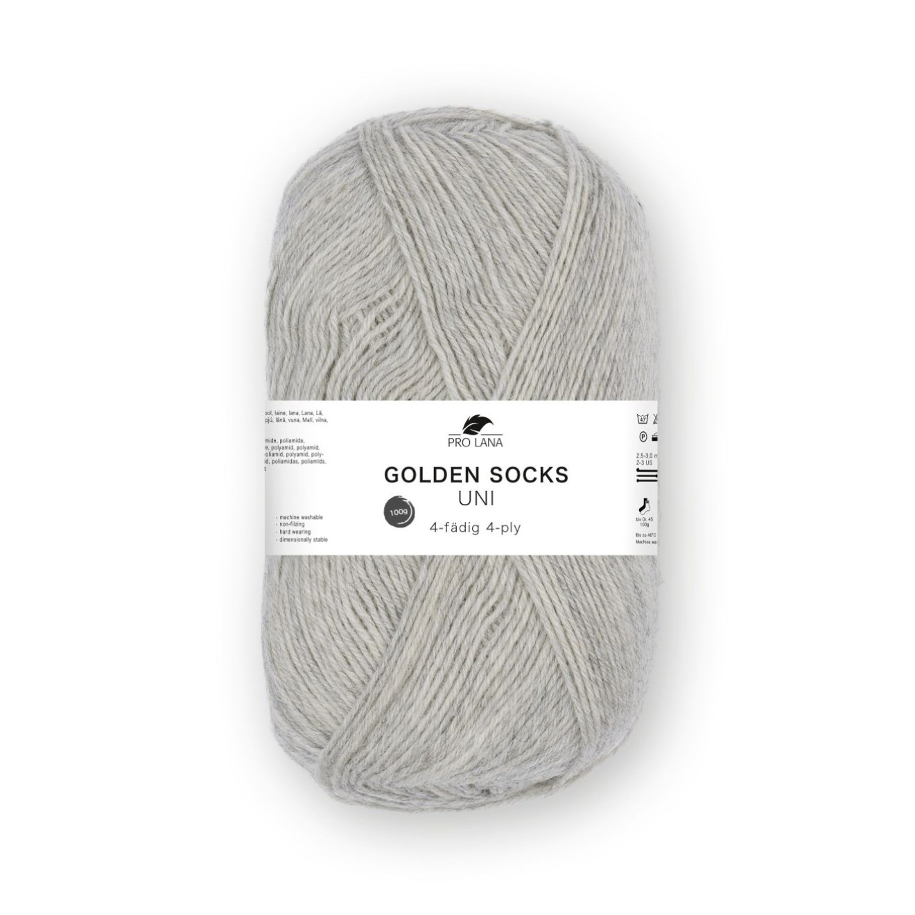 Pro Lana sock Garn uni 4 ply Farbe 403