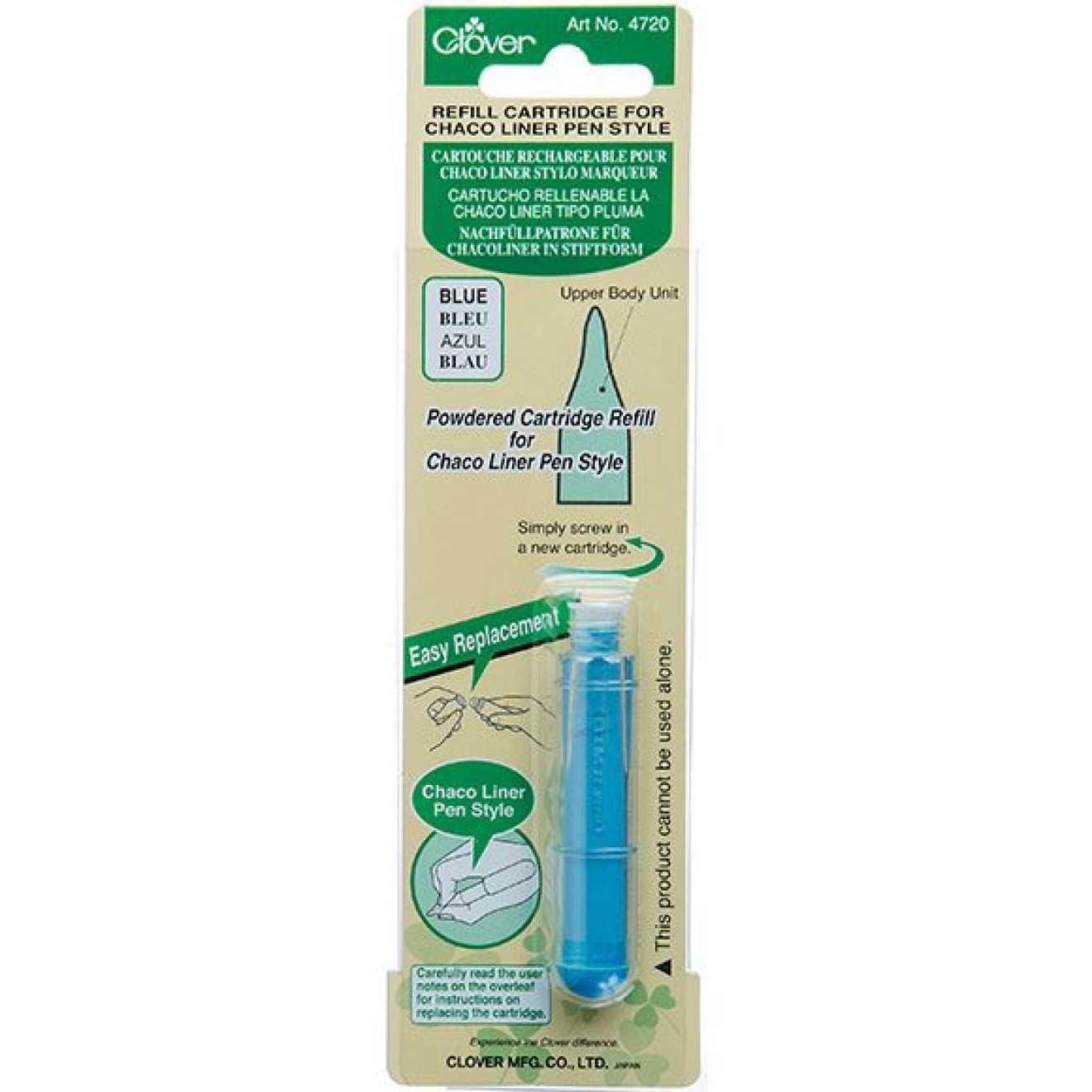 Clover Nachfüllpatrone Chaco Liner blau