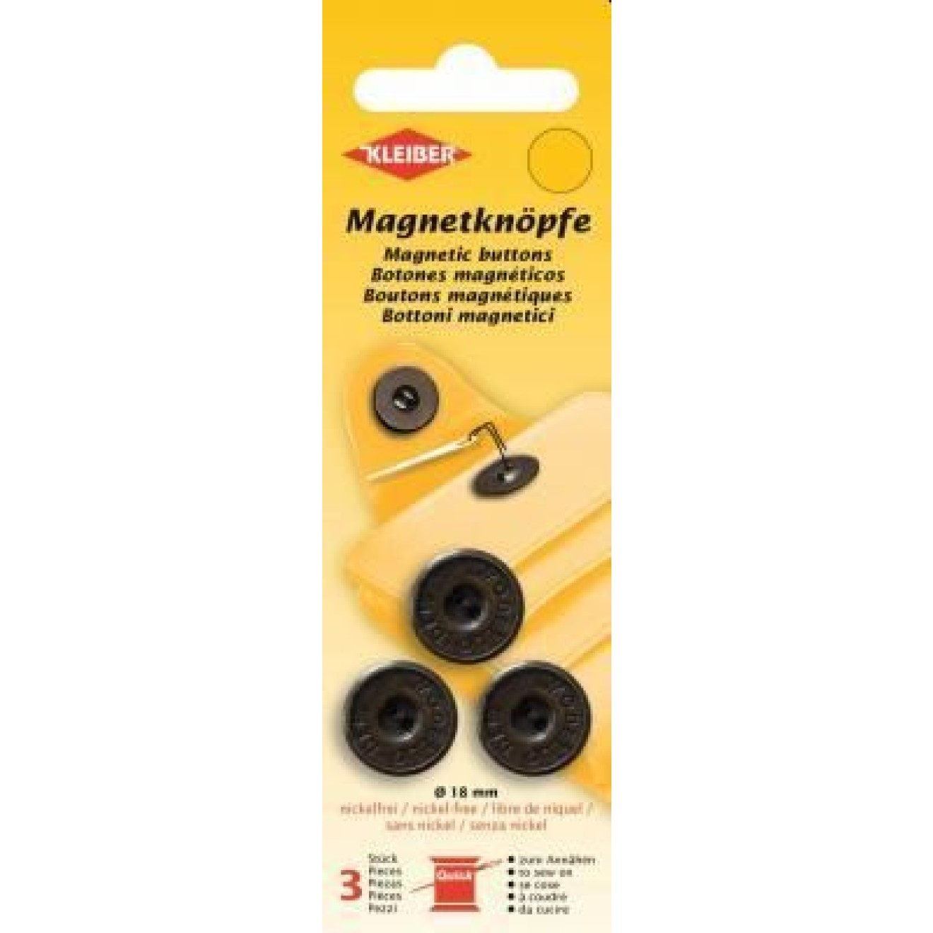 Kleiber Magnetknöpfe antik