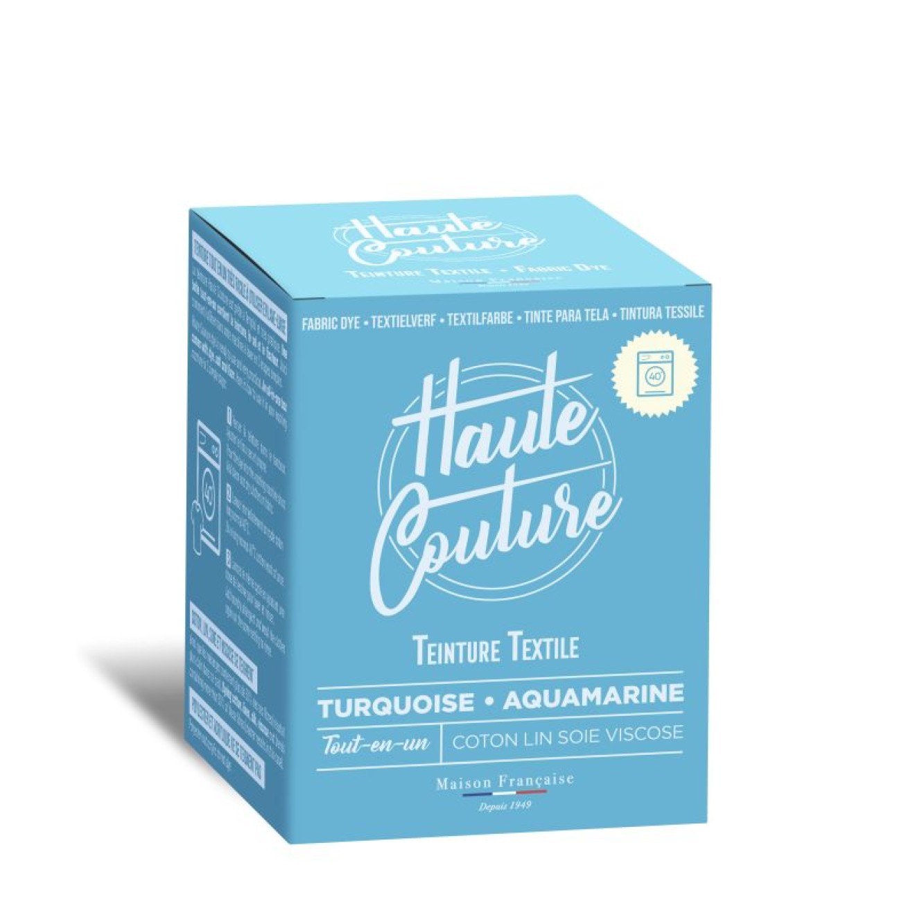 Haute Couture Textilfarbe colour türkisblau