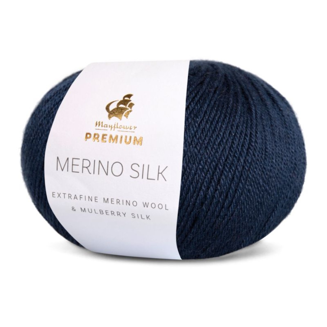 Mayflower Premium Silk Merino Farbe 025 tiefes navy blue