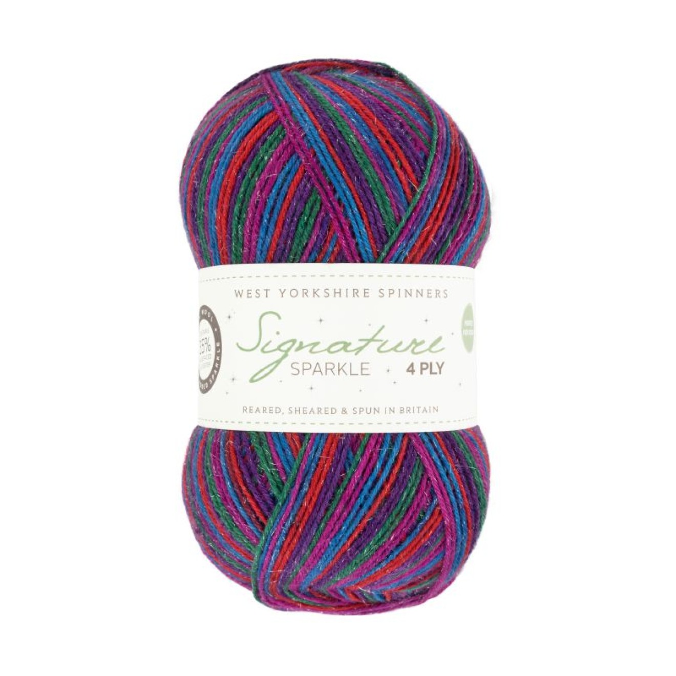 West Yorkshire Spinners Signature 4ply - Sparkle colour 1051 vintage tinsel