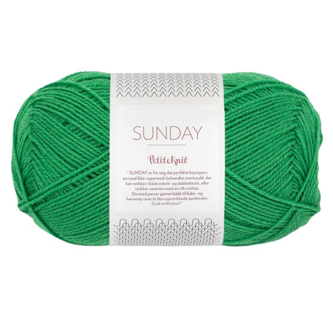 Sandnes Garn Sunday by PetiteKnit Farbe 8236 jelly bean green