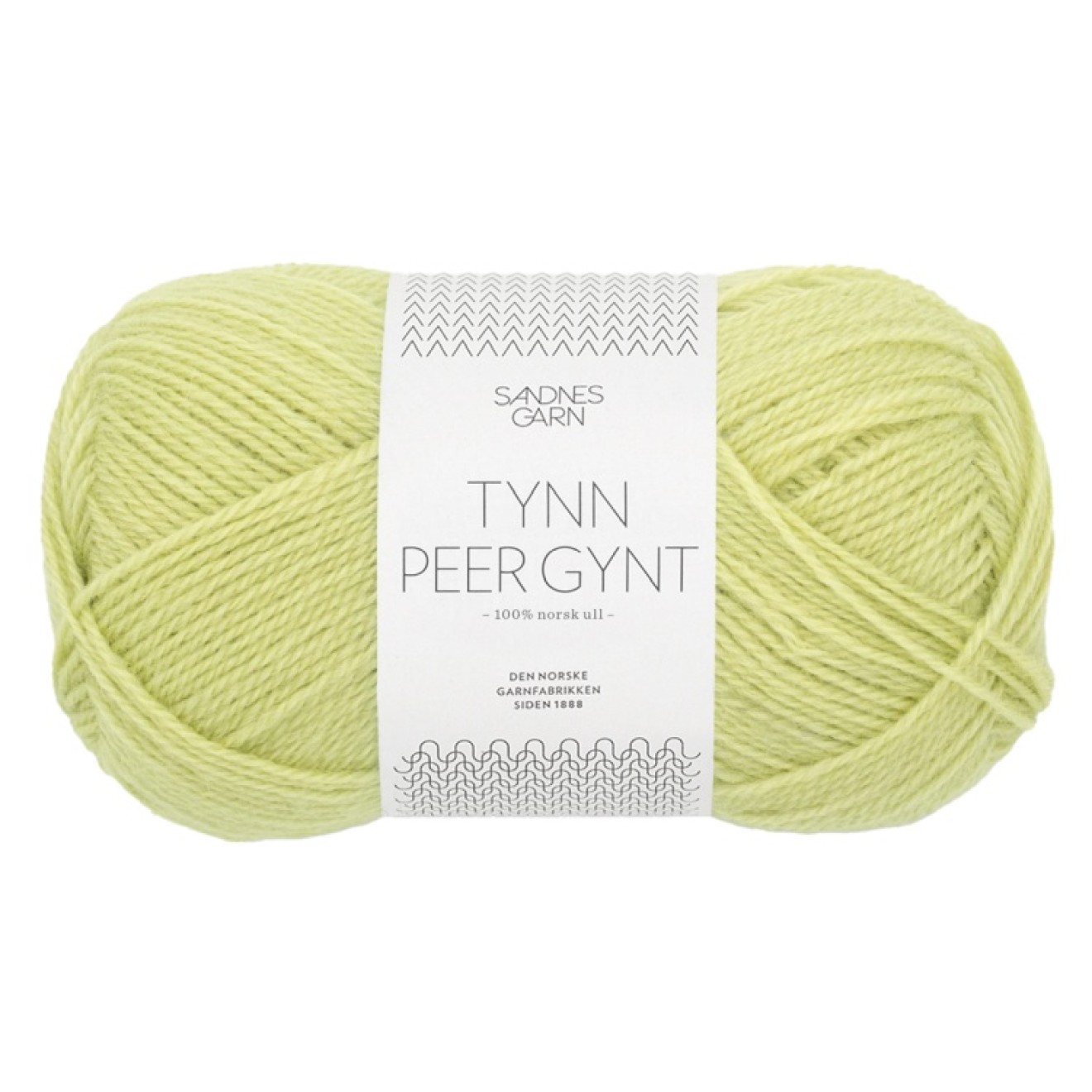 Sandnes Garn Tynn Peer Gynt colour 9523 lime punch