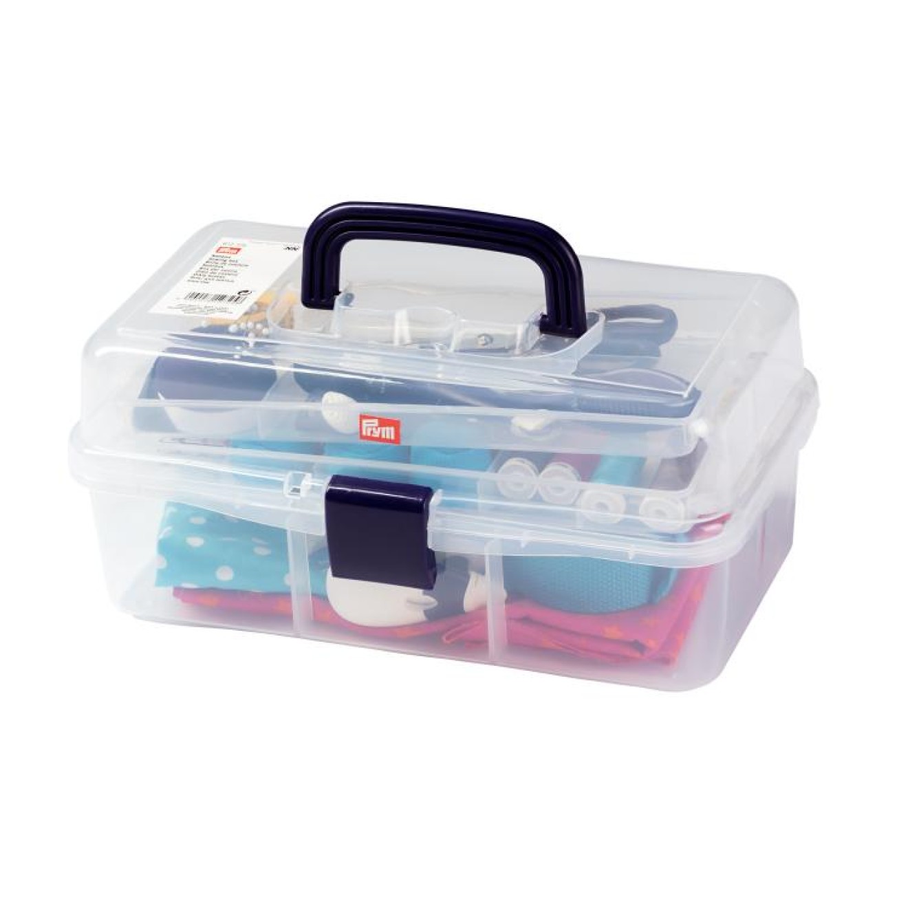 Prym Nähbox ca. 33x20x15 cm / transparent