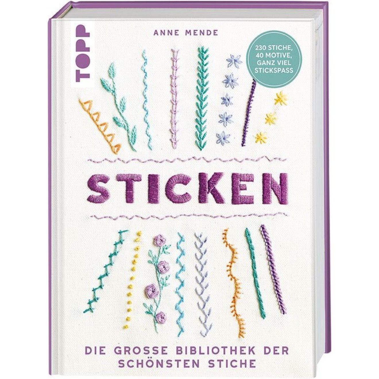frechverlag Sticken - Die große Bibliothek der schönsten Stiche