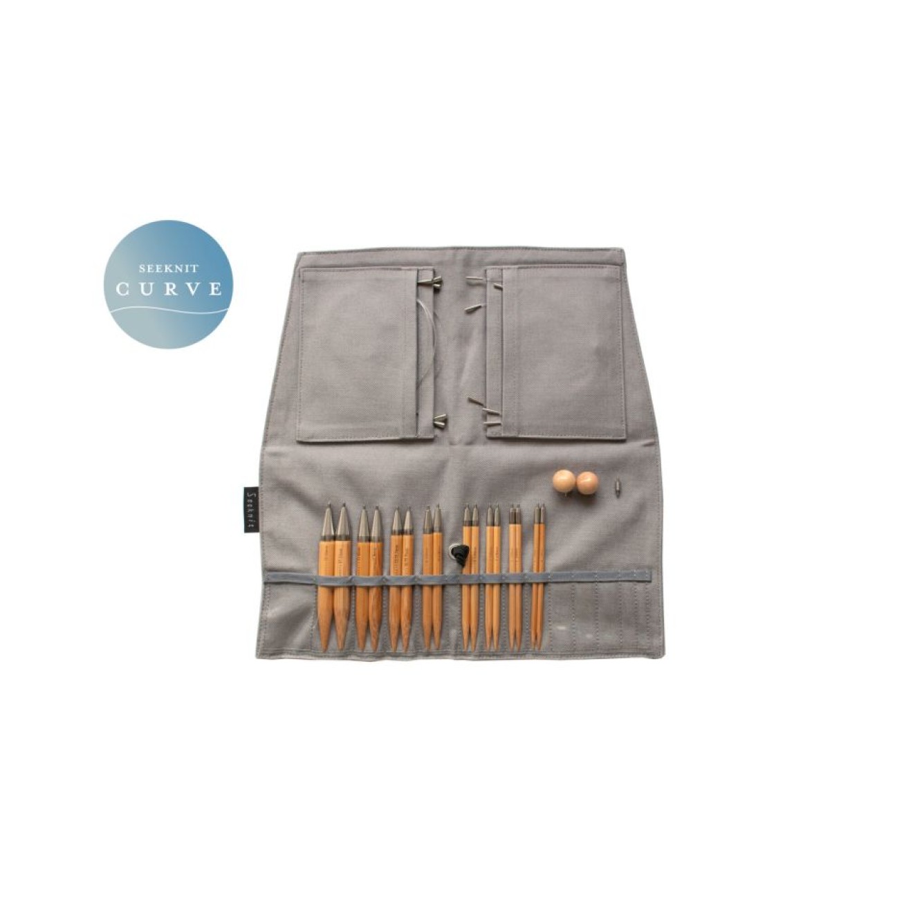 SEEKNIT Nadelset austauschbare Nadel tips 3,50 - 10,00 mm / 10 cm