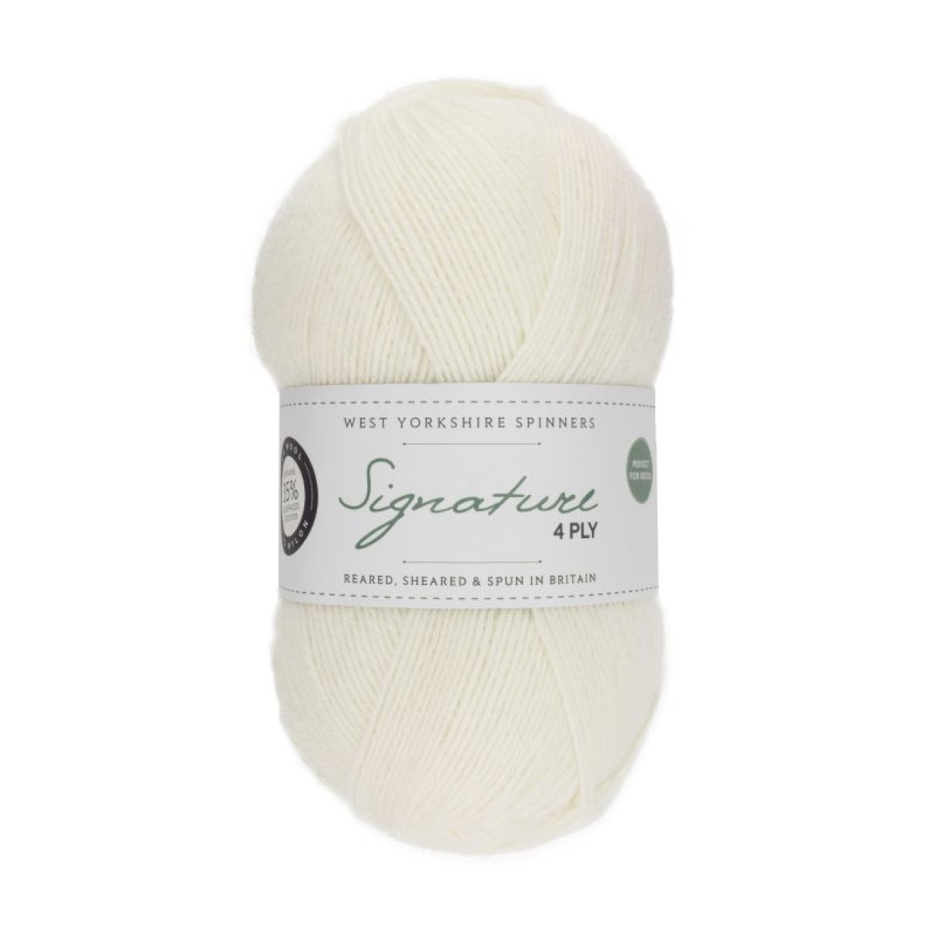 West Yorkshire Spinners Signature 4ply colour 011 marshmallow