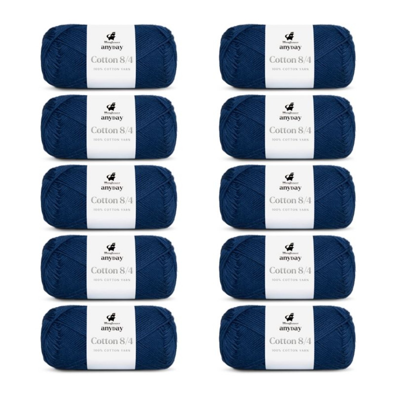 Mayflower Anyday Cotton 8/4 Farbe 035 navy blue