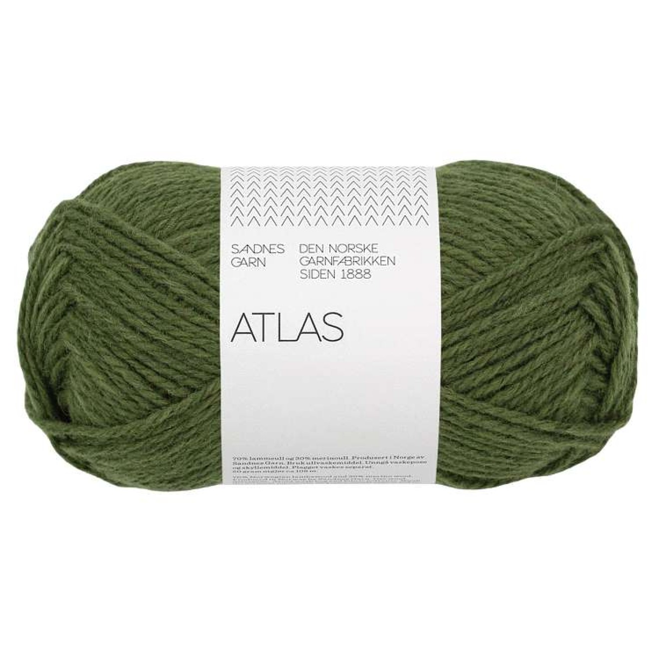 Sandnes Garn Atlas colour 9072 deep olive green