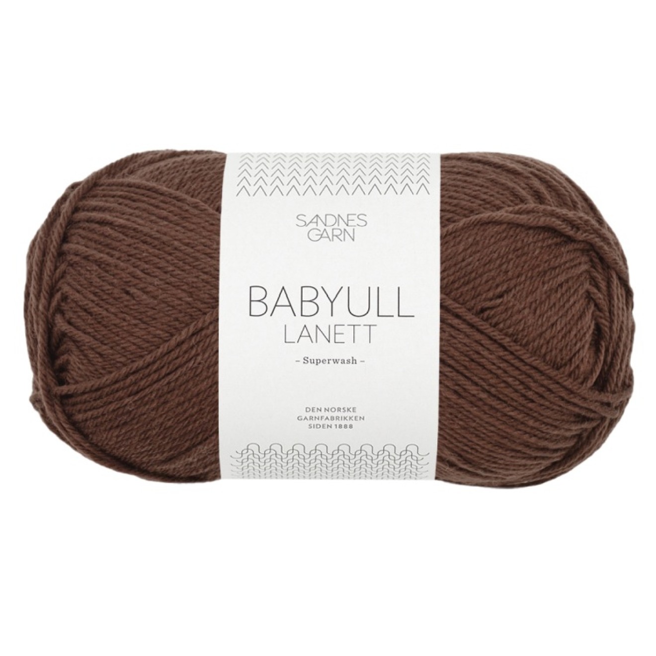 Sandnes Garn Babyull Lanett colour 3082 dark brown