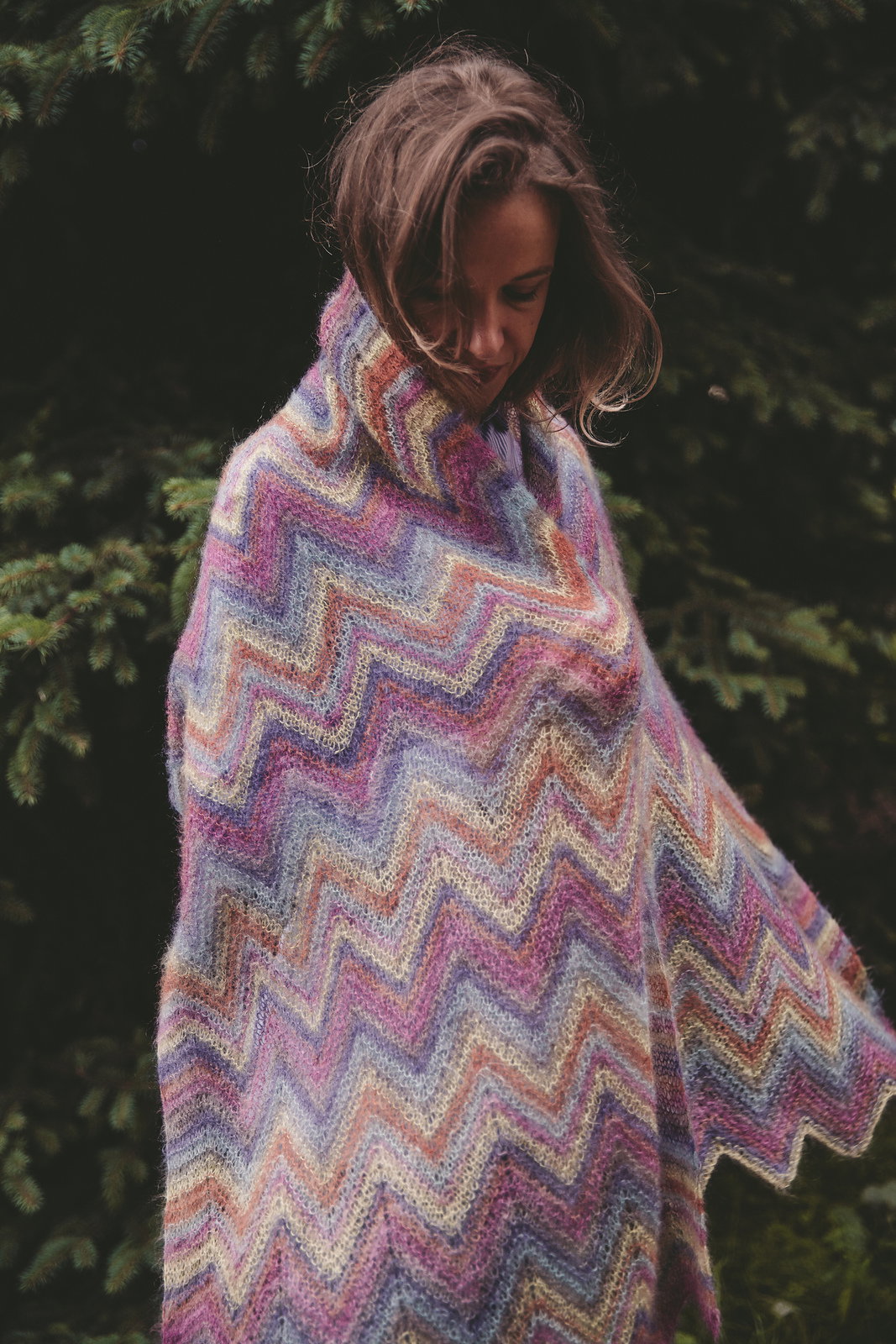 Châle Zig Zag – modèle de tricot, photo 2