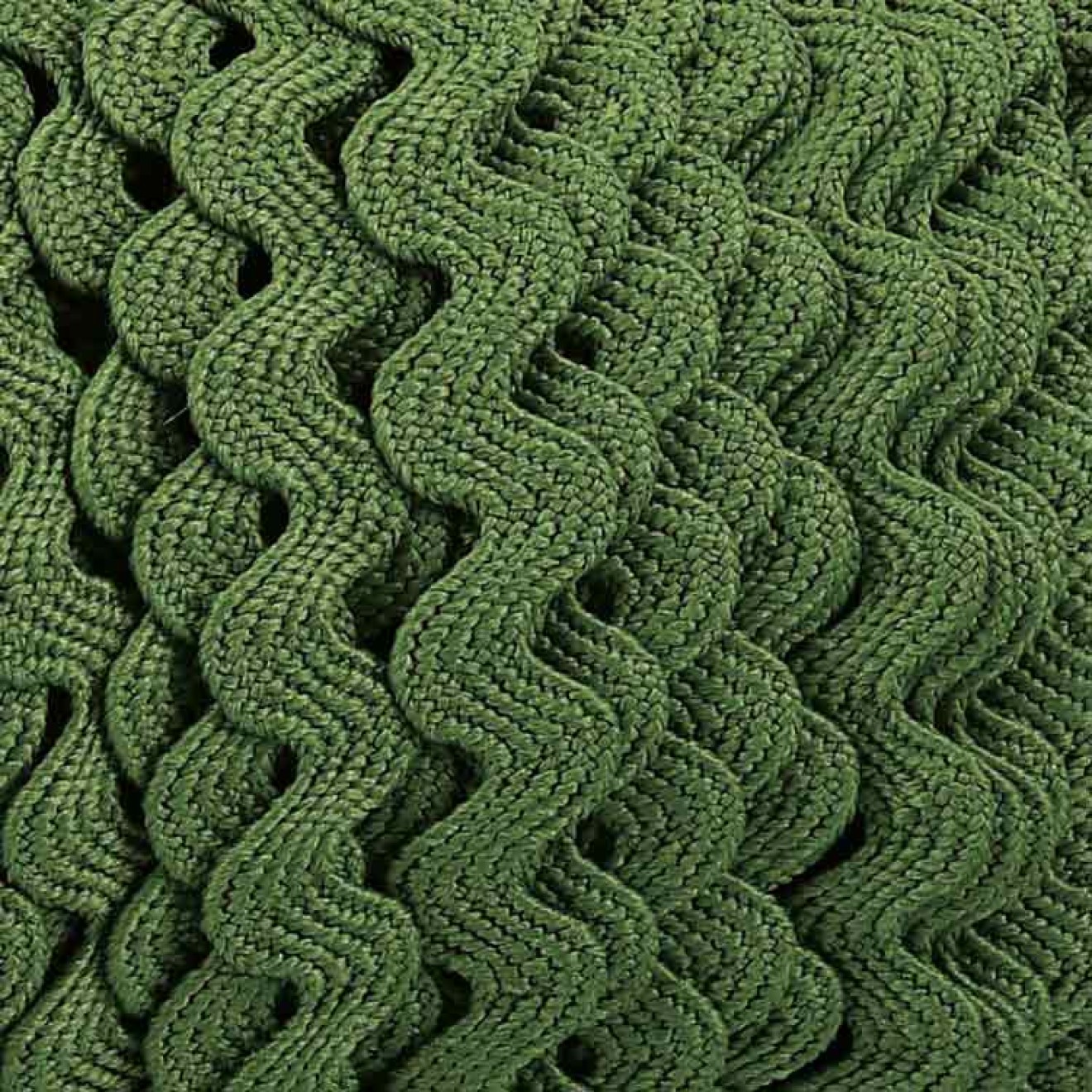 HANABI Zackenlitze Uni 12 mm colour 507 khaki