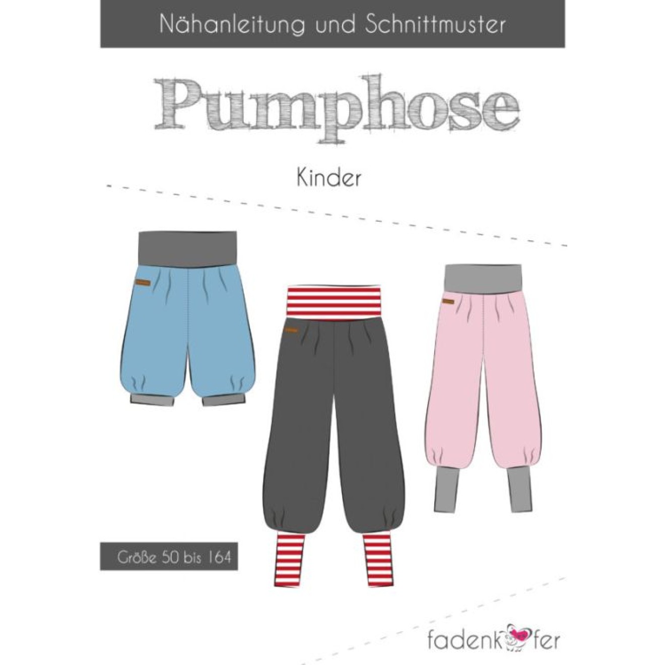 fadenkäfer Papierschnittmuster colour Pumphose Kinder