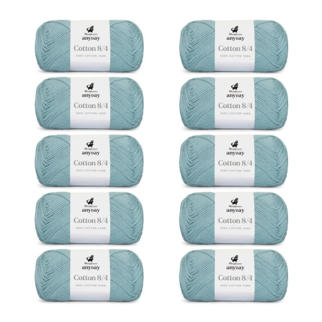 Mayflower Anyday Cotton 8/4 Farbe 012 light blue