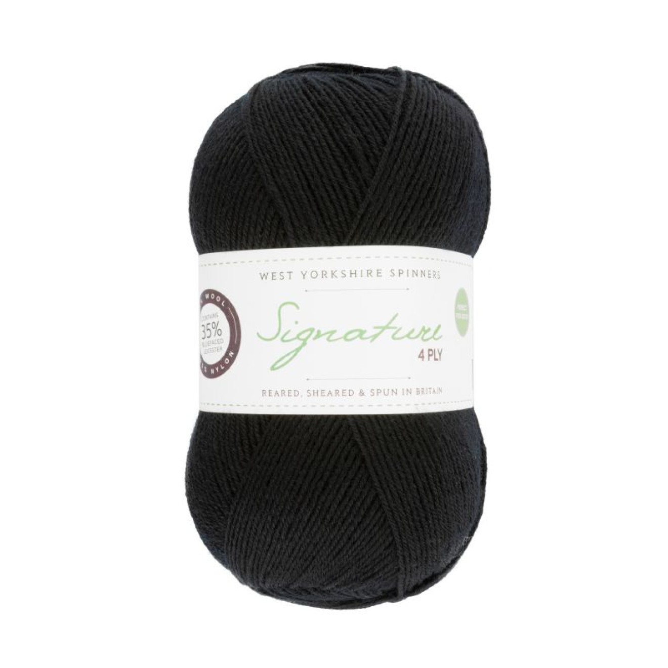 West Yorkshire Spinners Signature 4ply Farbe 099 liquorice