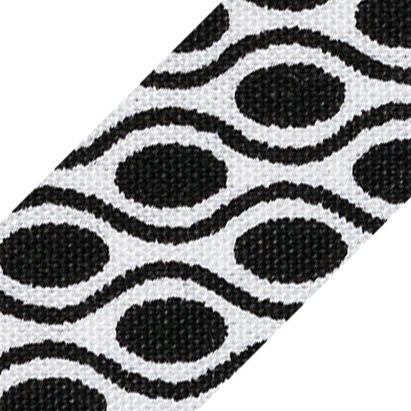 HANABI Paspelband Black & White 10 mm colour 501