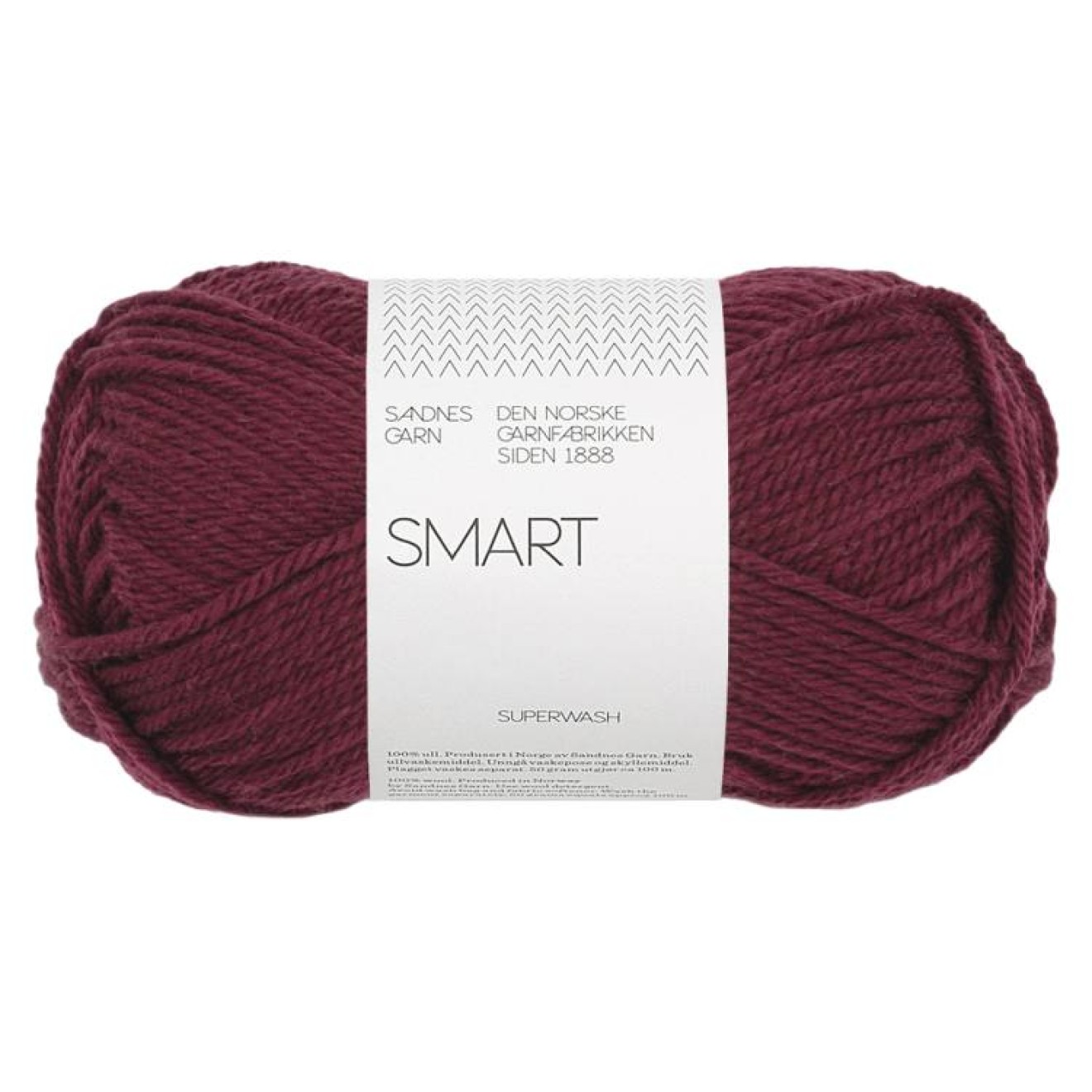 Sandnes Garn Smart colour 4372 deep burgundy