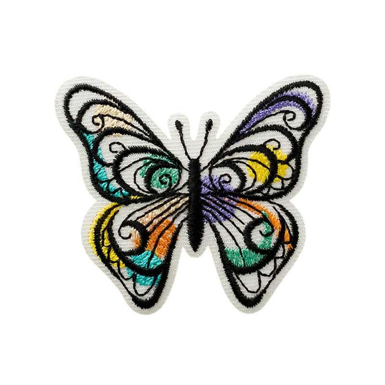 Mono-Quick appliques - Teens and Jeans - iron-on colour Recycl-Patch Schmetterling