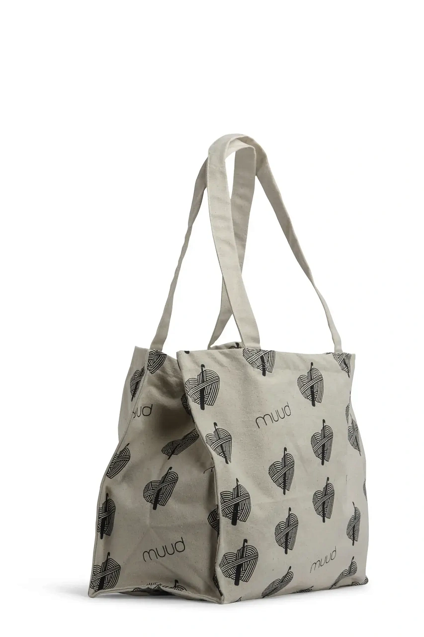 muud shopper recycled - Handmade / 42x38x32 cm