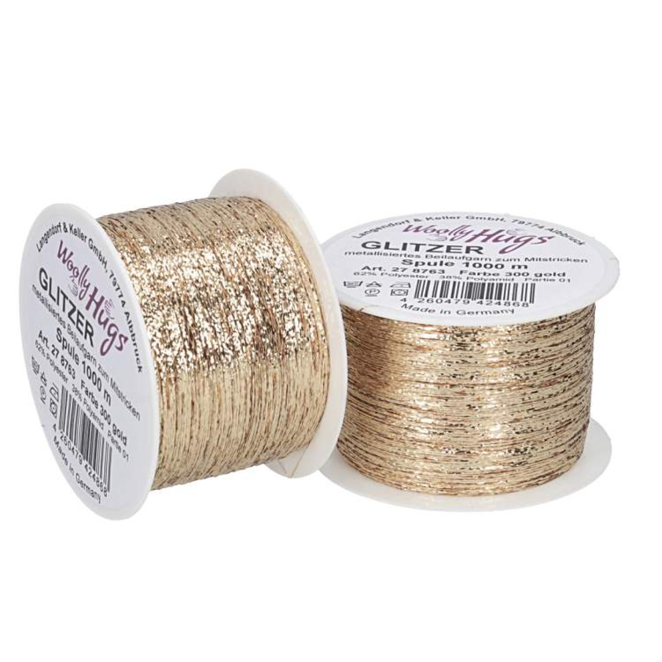 Pro Lana glitter reinforcing thread colour 300 gold