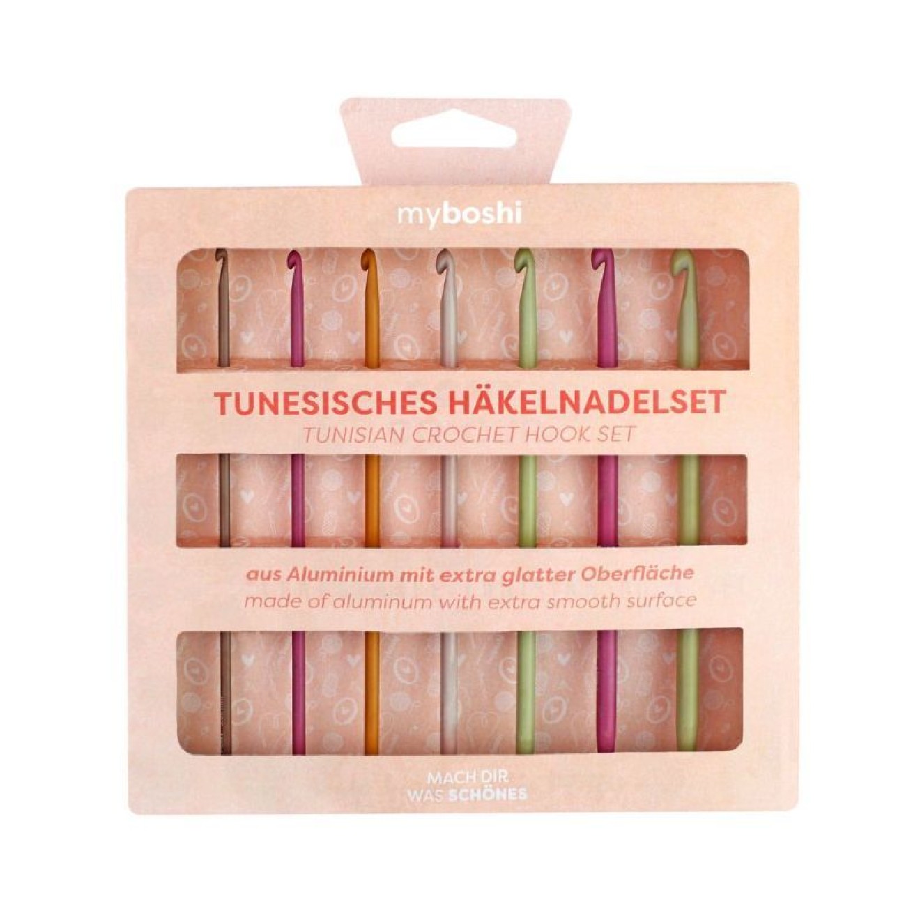 myboshi Tunesisches crochet hook set