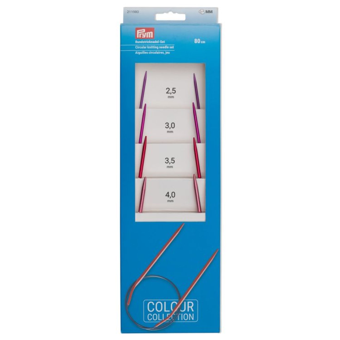 Prym circular needle 2,50 - 4,00 mm / 80 cm