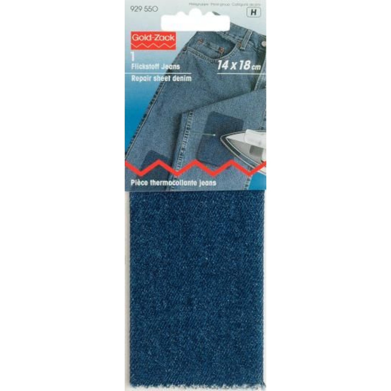 Prym patch fabric Jeans 12x45 cm / dunkelblau