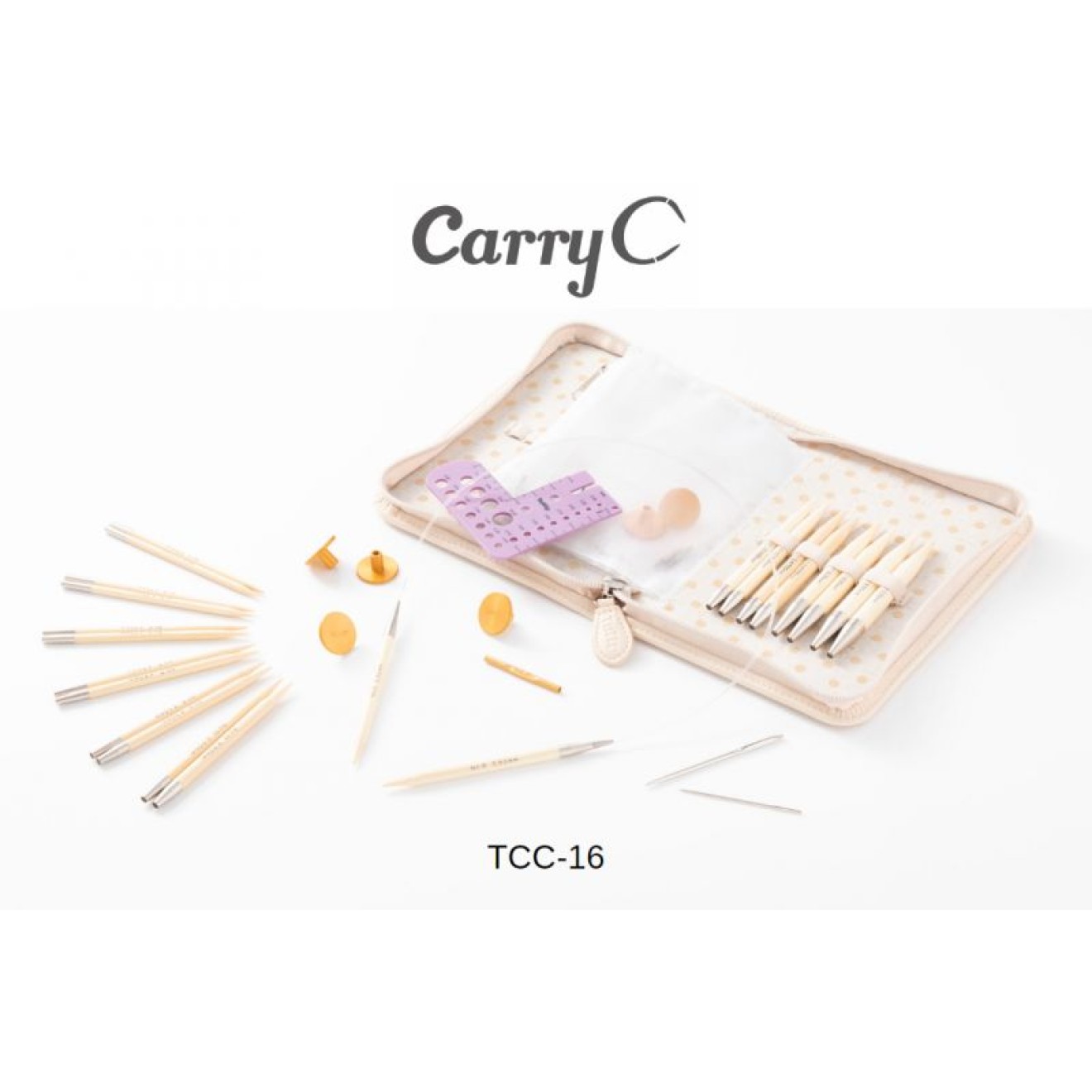 Tulip carryC Long interchangeable circular needles Set 3,50 - 9,00 mm / 9,5 cm