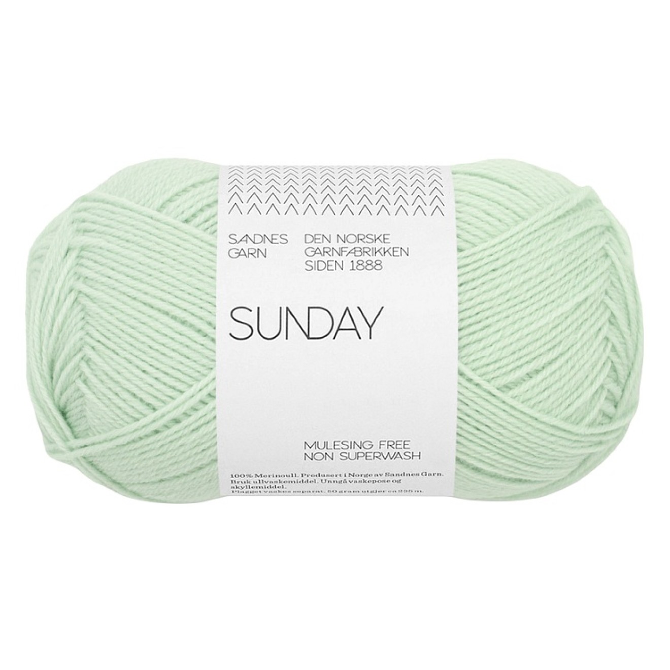 Sandnes Garn Sunday colour 7911 mint green
