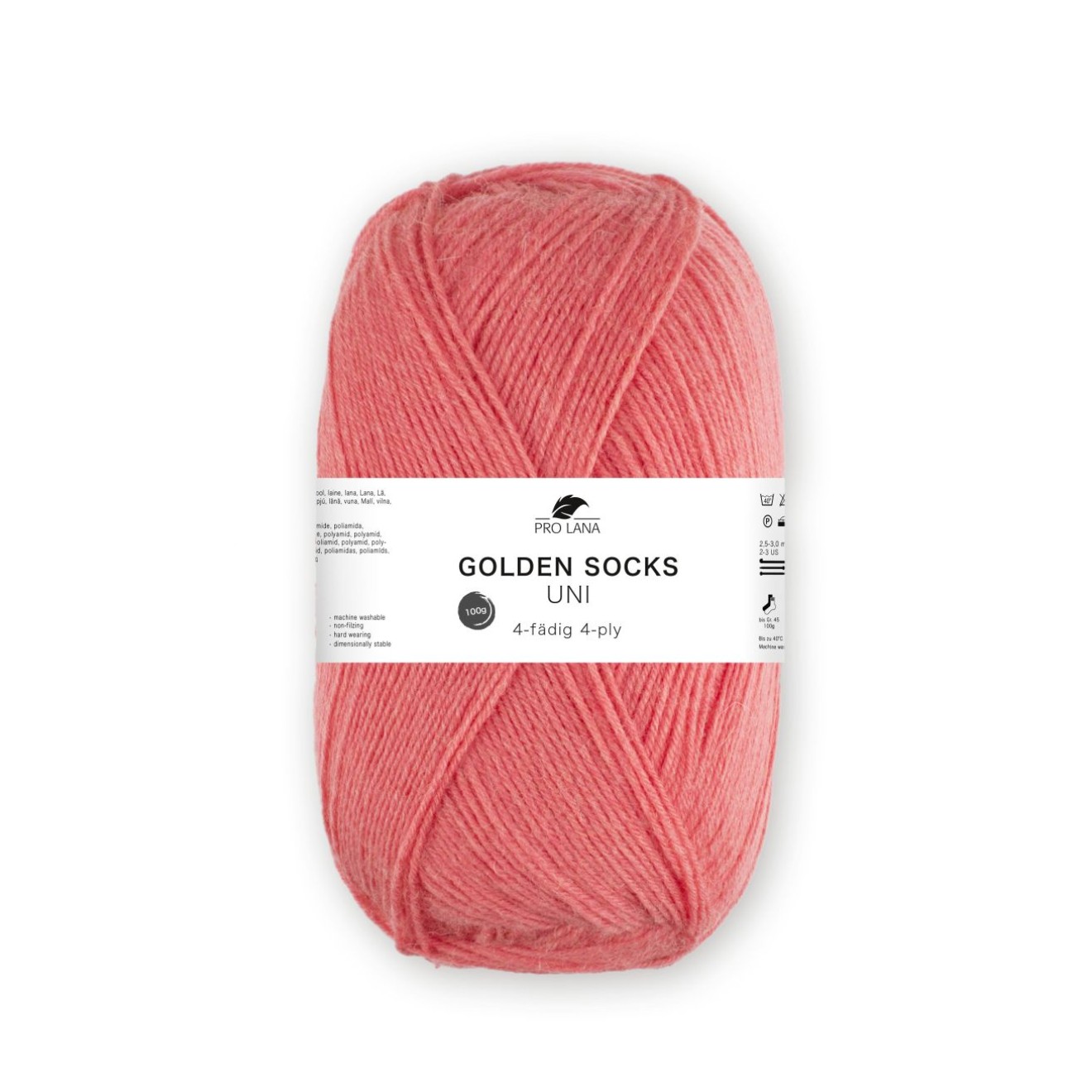 Pro Lana sock Garn uni 4 ply Farbe 421