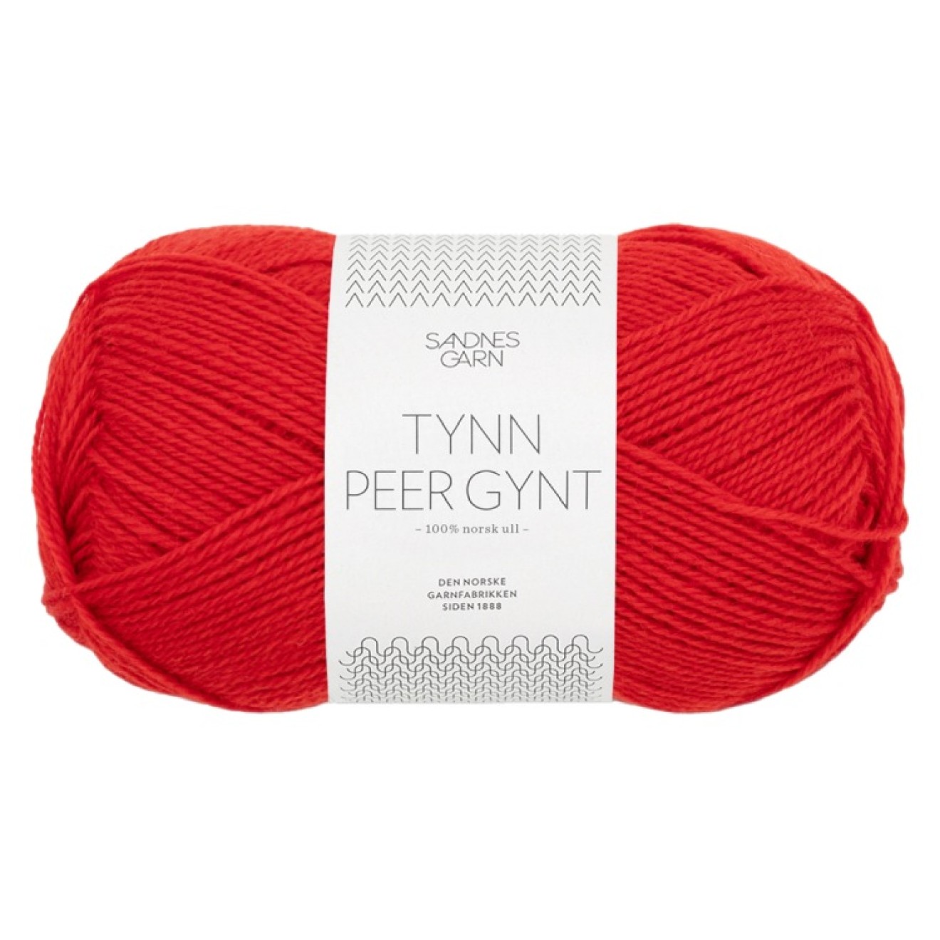Sandnes Garn Tynn Peer Gynt colour 4018 scarlet red