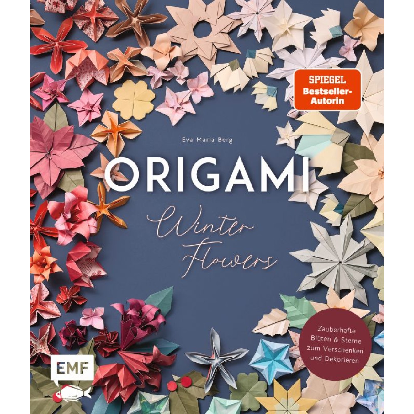 EMF Origami-Winter-Flowers - Wunderschöne Blüten & Sterne zum Dekorieren & Verschenken 1 St.