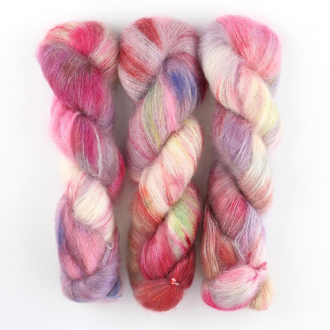 Cowgirl Blues KidSilk gradient hand-dyed yarn