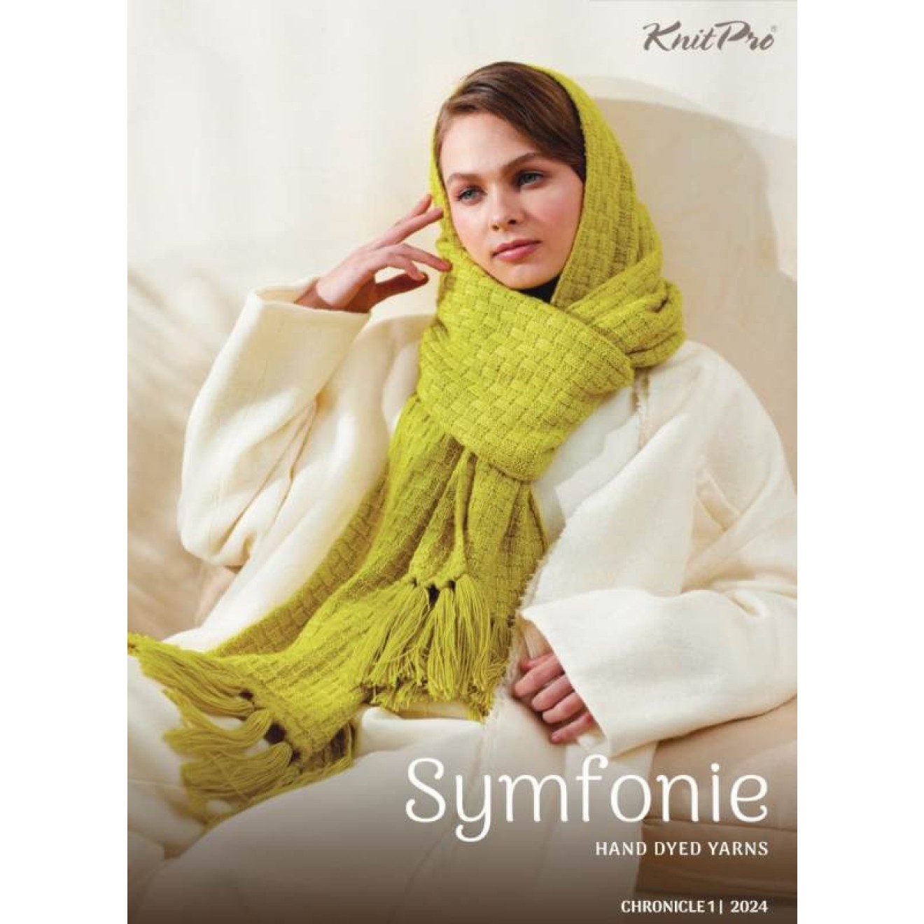 Symfonie Yarns pattern booklet Chronik 1 colour 2024