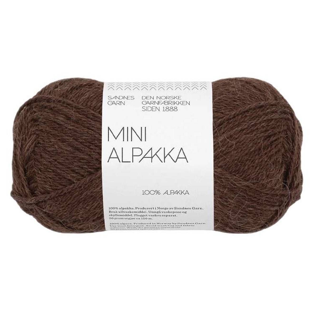 Sandnes Garn Mini Alpakka colour 3091 cacao nibs
