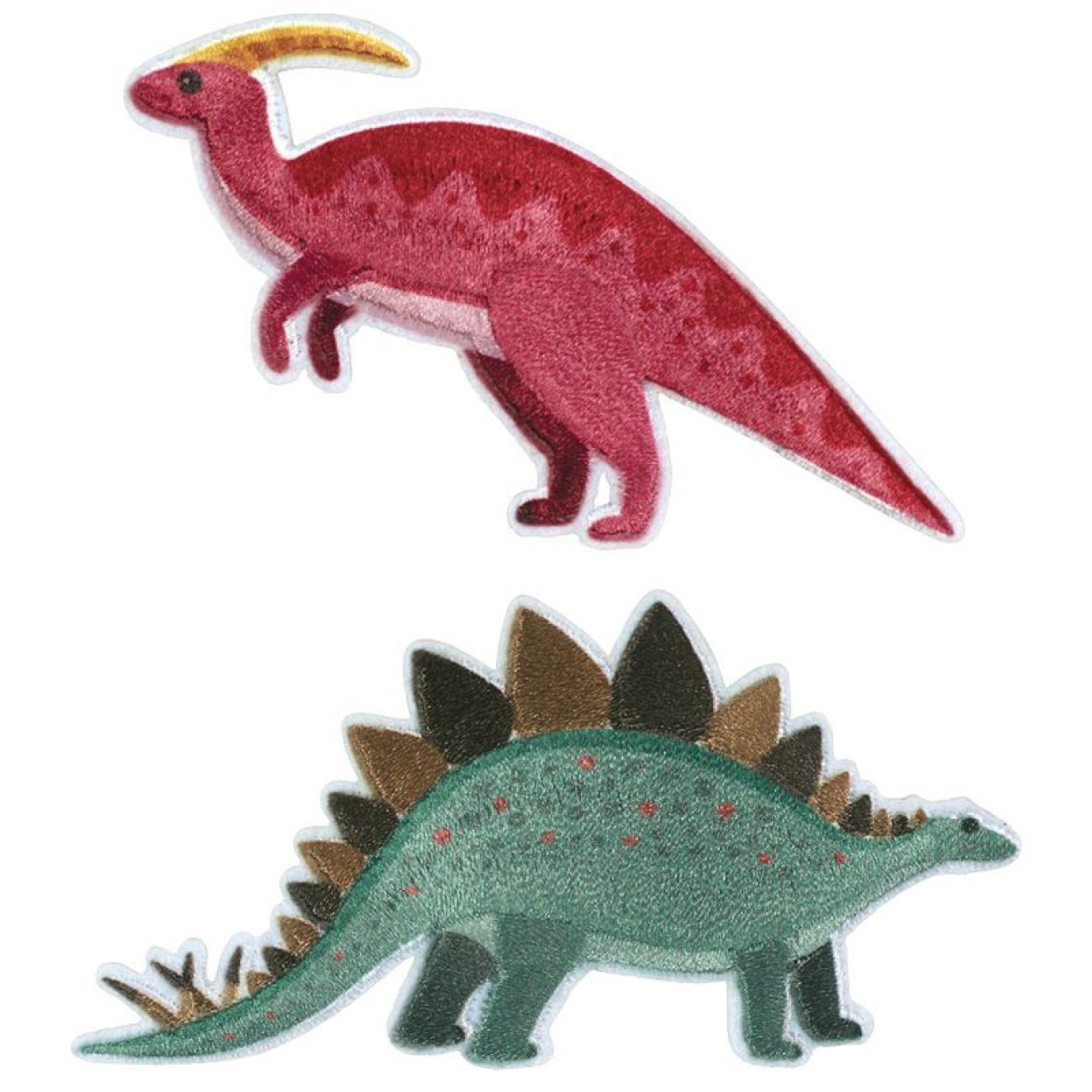 Prym Applikationen - Kids and Hits - aufbügelbar 4,6 cm x 6,5 cm;4 cm x 8 cm / rot/türkis