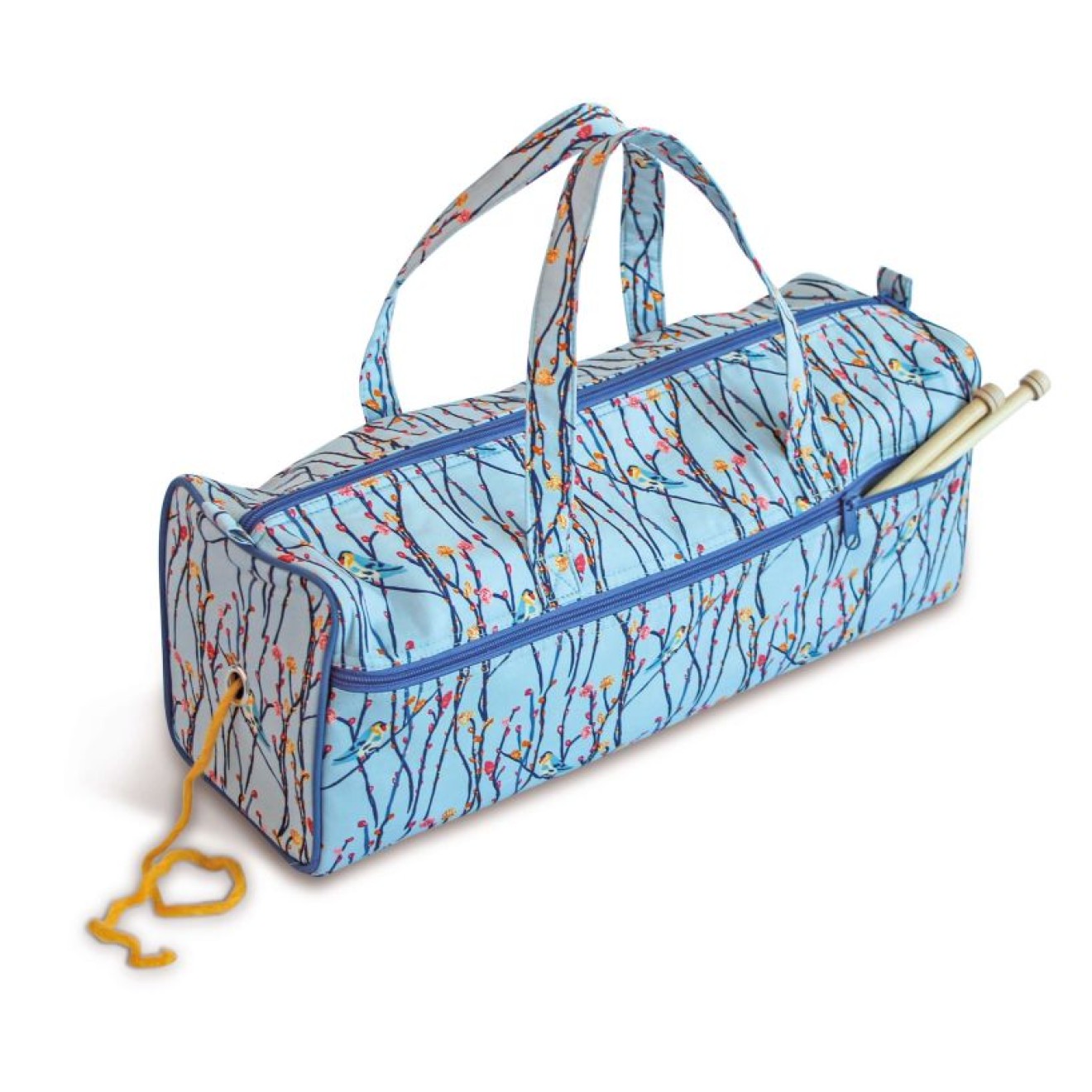 Handarbeitstasche Blue Birds 44x14x / 17cm