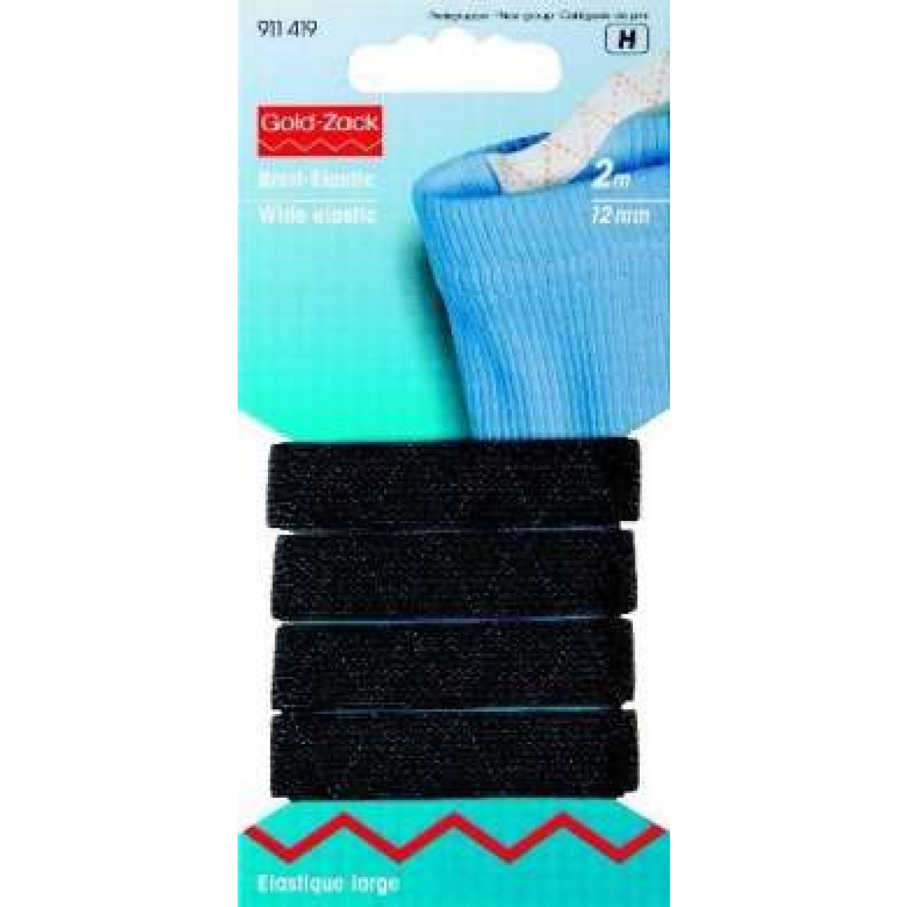 12 mm / schwarz / 2 m