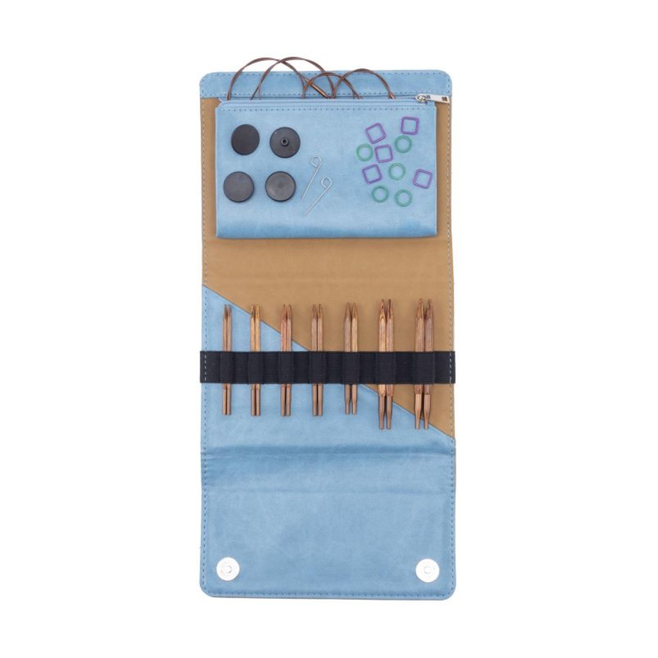 KnitPro double point needle set Ginger Cubics 4,00 - 8,00 mm / 10 cm