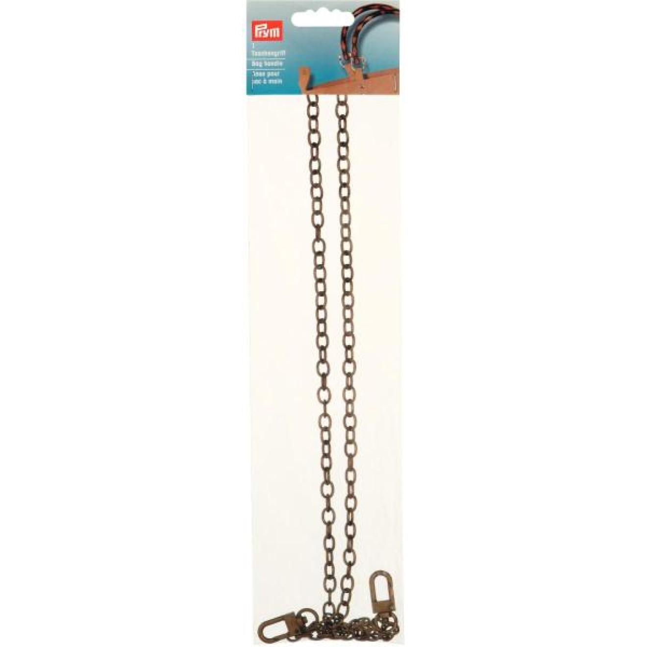 Prym Taschengriffe 88 cm / altmessing