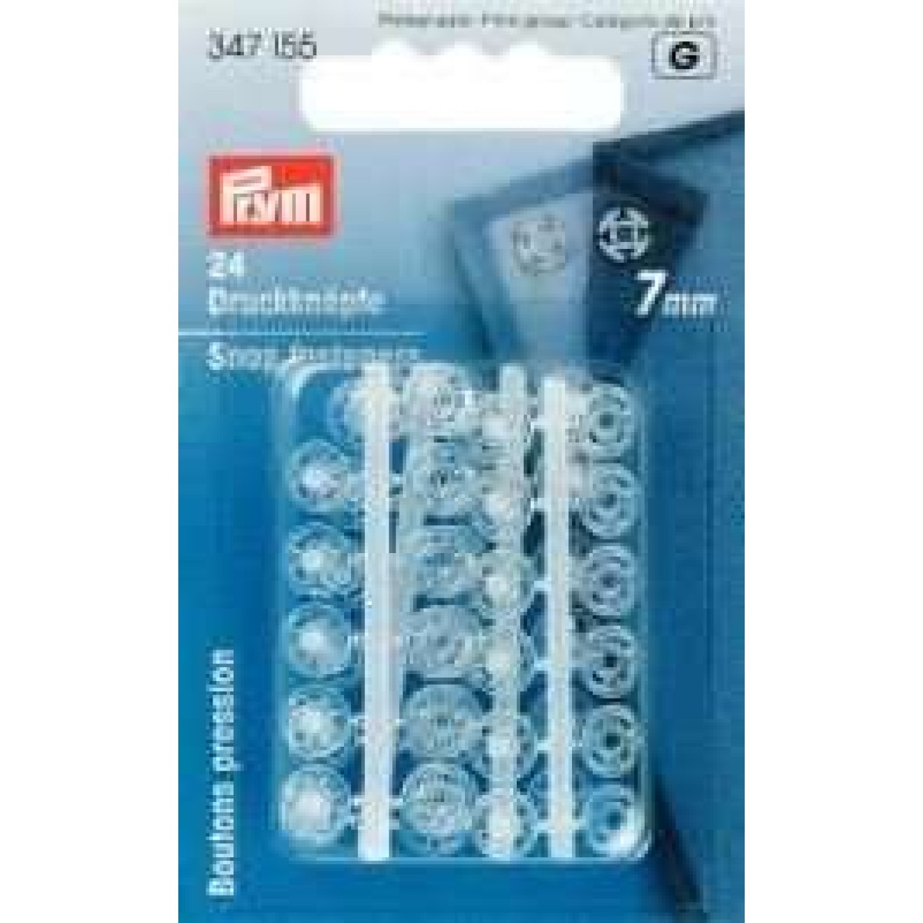 7 mm / transparent / 347155