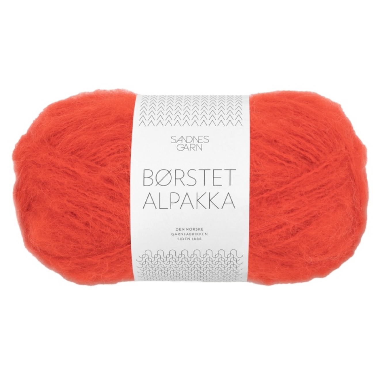 Sandnes Garn Borstet Alpakka colour 3819 spicy orange