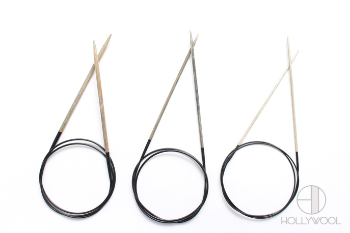 LYKKE Aiguille circulaire Driftwood – 10,00 mm / 100 cm